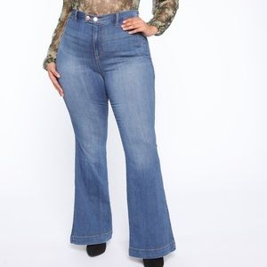 High Waist Flare Jeans